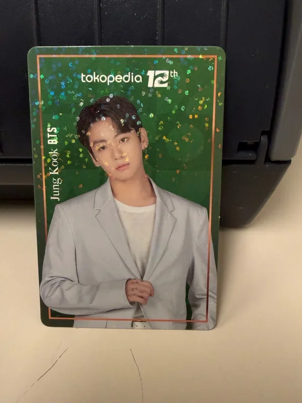 BTS Tokopedia 1ST Event JUNGKOOK Rare Holographic Photocard