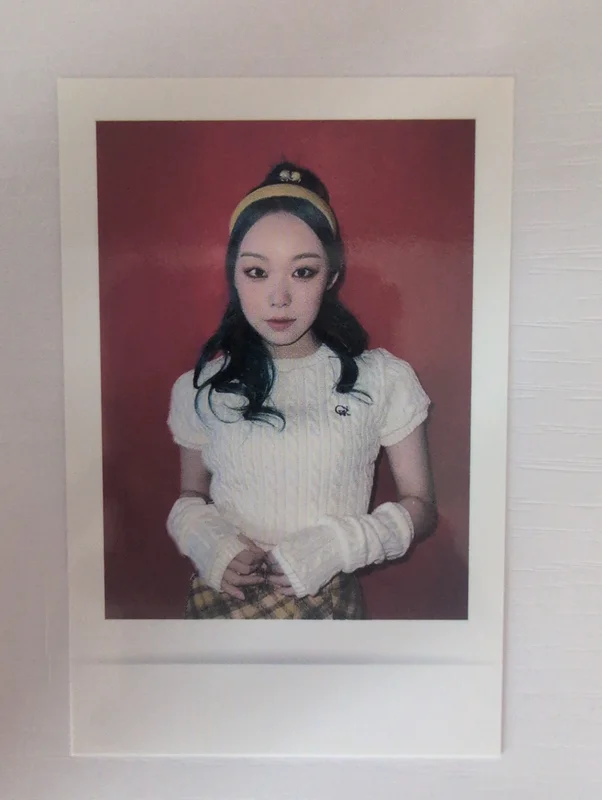 SNOWY NIGHT Polaroid-type photo card & Decorating sticker set