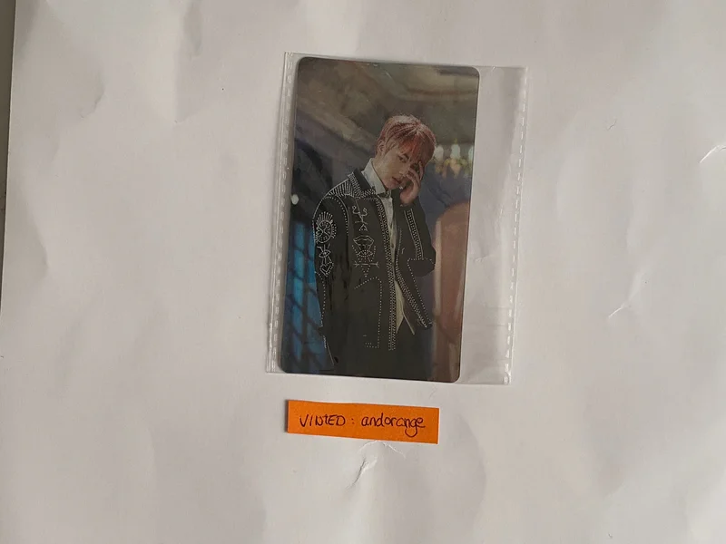 BTS Jin 'WINGS CONCEPT BOOK' Photocard | Sold by andorange | Used