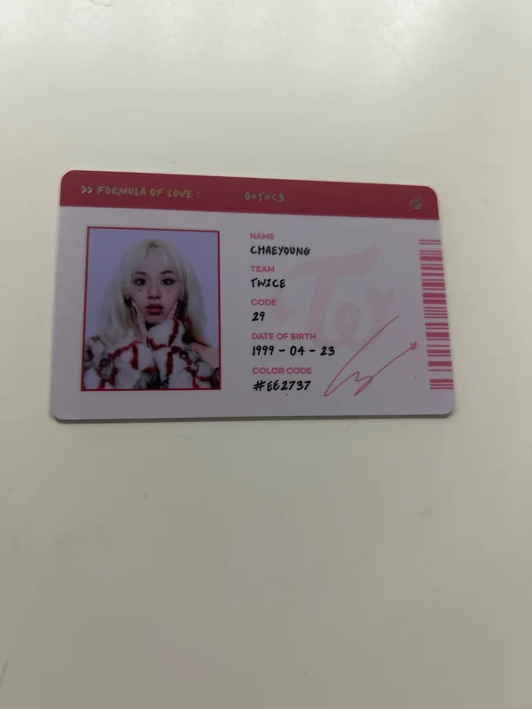 Formula of Love: O+T=<3 SCIENTIST ID CARD