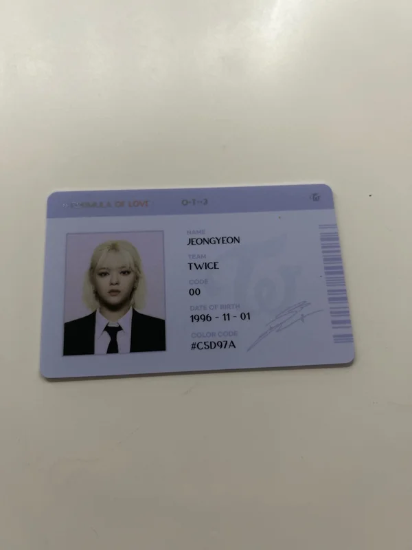 Formula of Love: O+T=<3 SCIENTIST ID CARD
