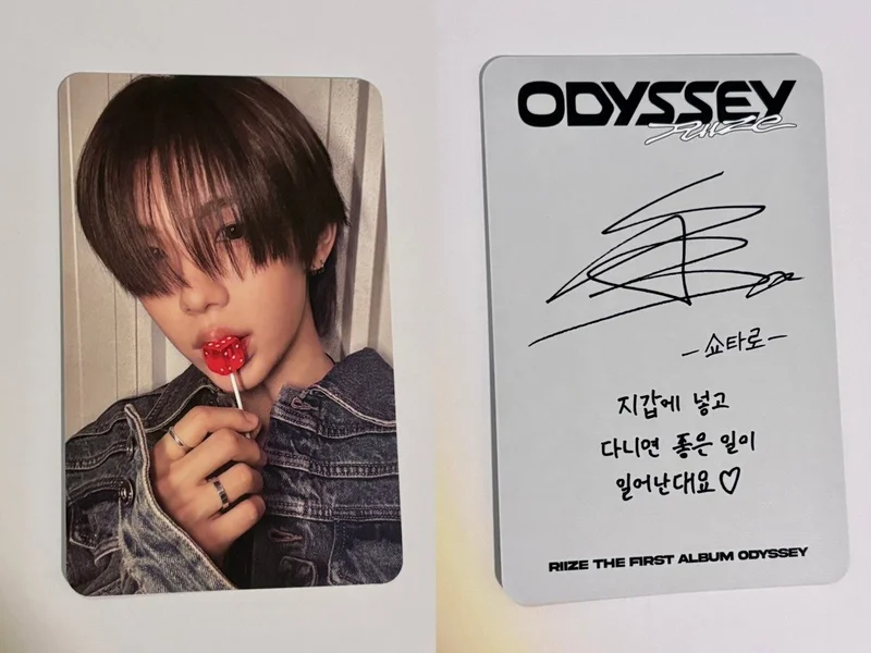 Shotaro ODYSSEY photocard (photobook vers.)