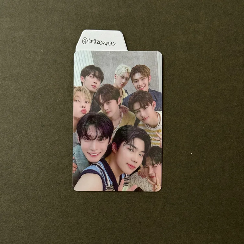 ZB1 X CLEAN UNIT LUCKY DRAW CARD