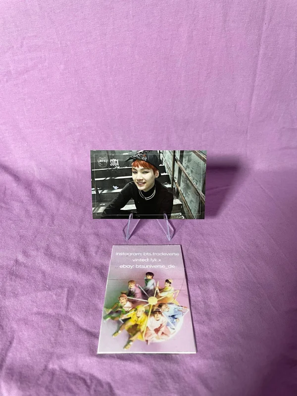 BTS Suga Yoongi Photocard Dark & Wild