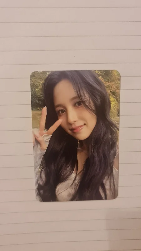 Mina With you-th album photocard