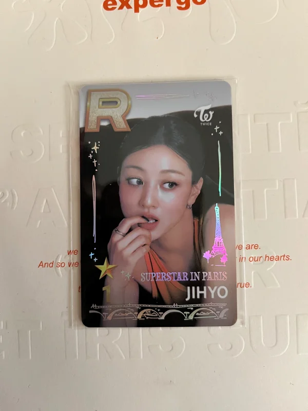 SUPERSTAR JYP IN PARIS JIHYO PHOTOCARD