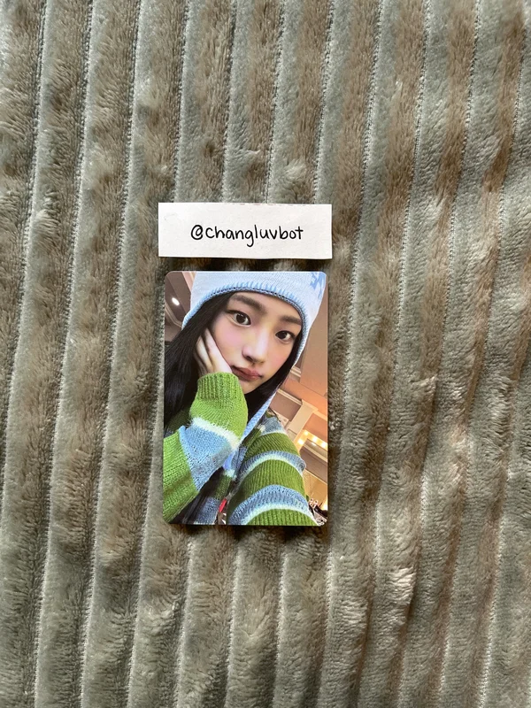 newjeans minji omg message card