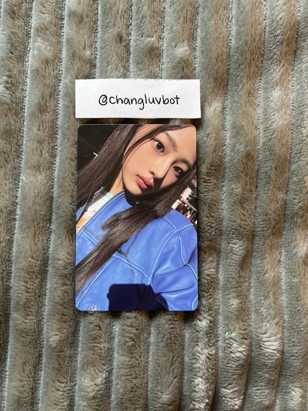 newjeans minji omg message card