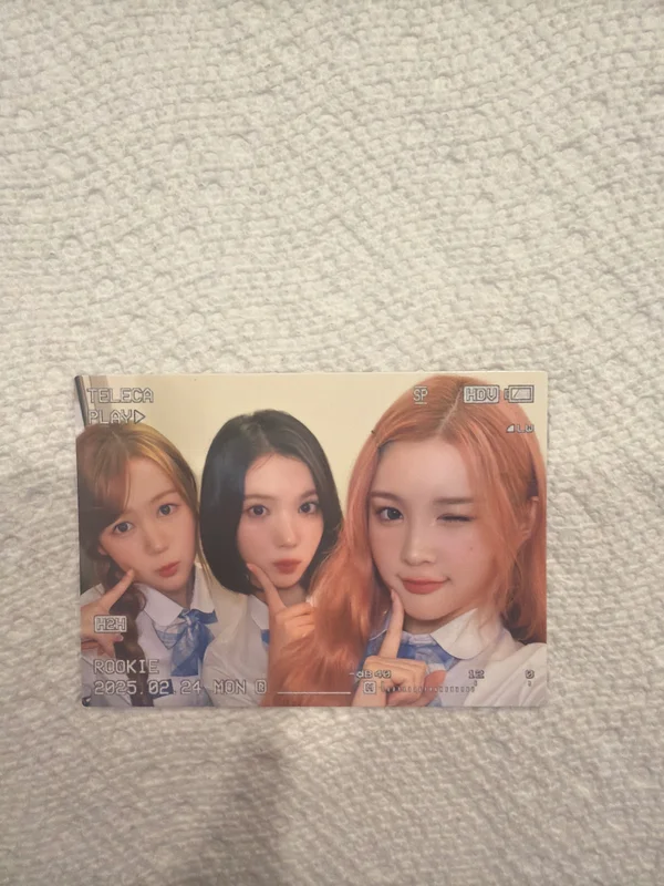TELECA COLLECTION CARD 2025 K-POP ROOKIE RARE