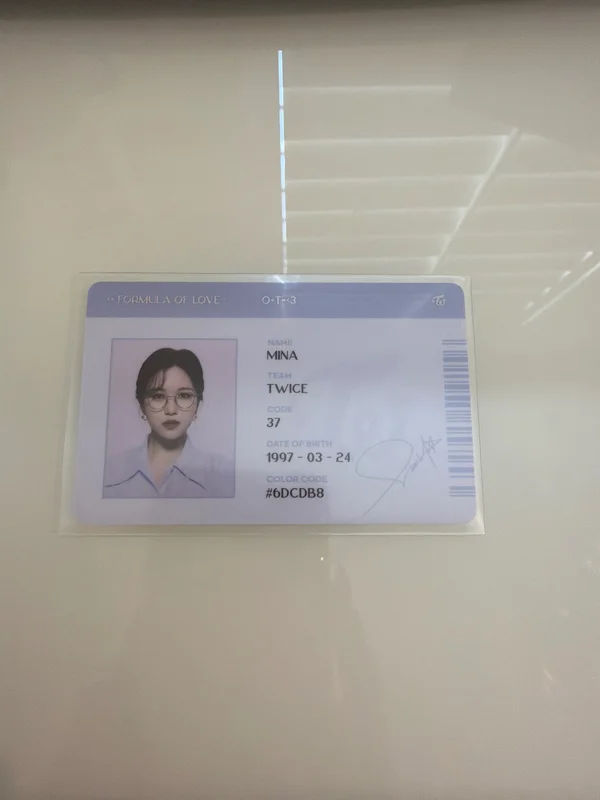Formula of Love: O+T=<3 SCIENTIST ID CARD