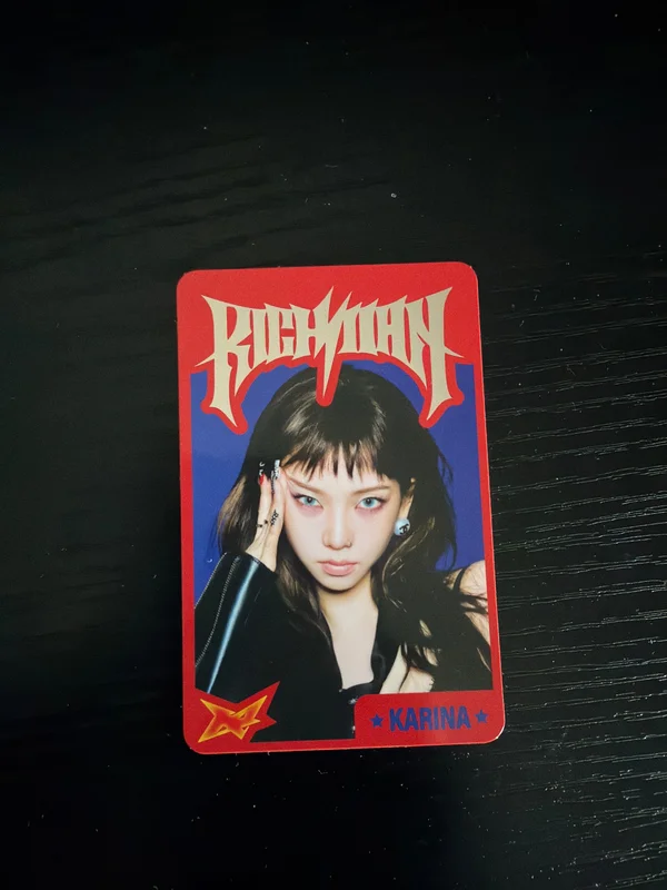 aespa WEEK #RichMan POP-UP RANDOM TRADING CARD SET A ver.