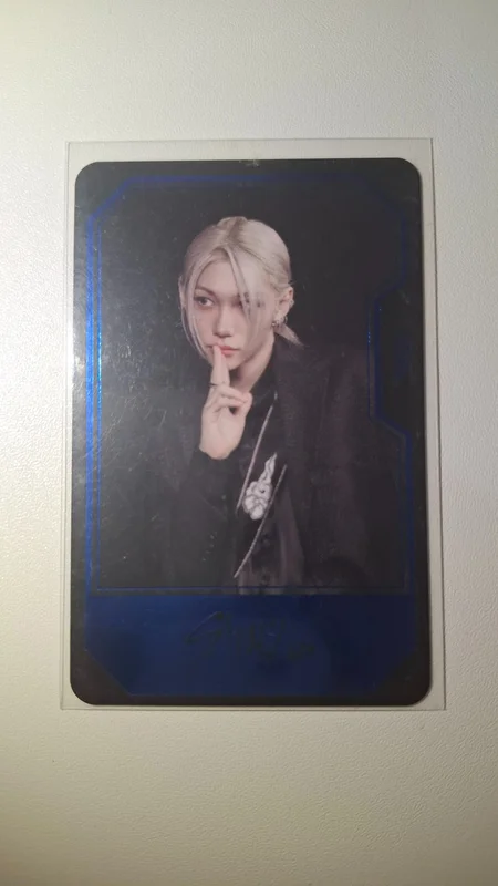 Straykids HOP 合 US限定直筆サイン入りポストカード フィリックス STRAY KIDS FELIX Autographed Signed Art Board HOP K-POP COLLECTION