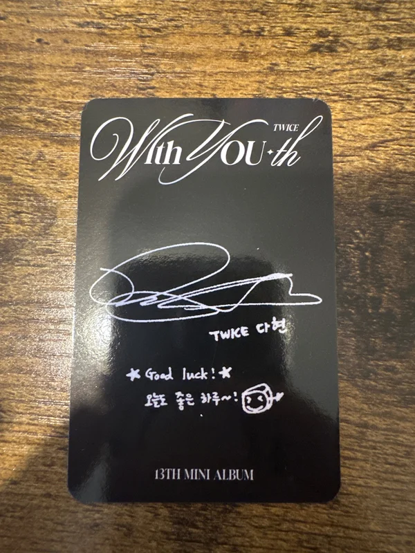 TWICE DAHYUN 'With YOU-th' Photocard | Sold by cursedytrades