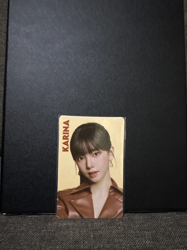 Aespa x nabati collab Karina Photocard