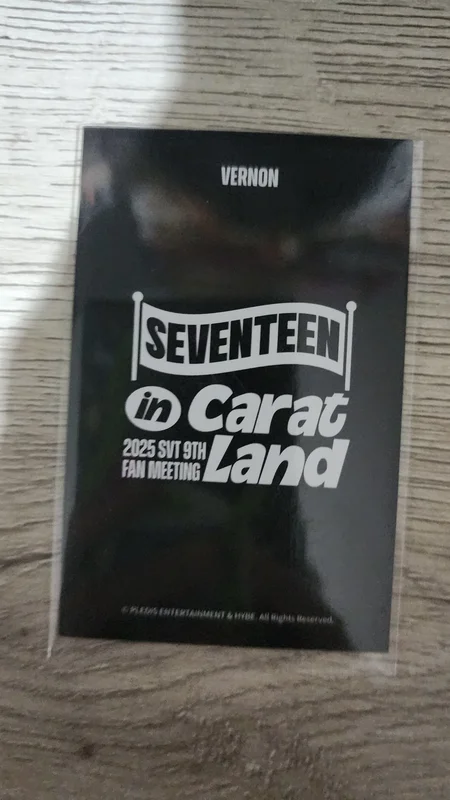 Seventeen VERNON '2025 SVT 9TH FAN MEETING SEVENTEEN in CARAT LAND