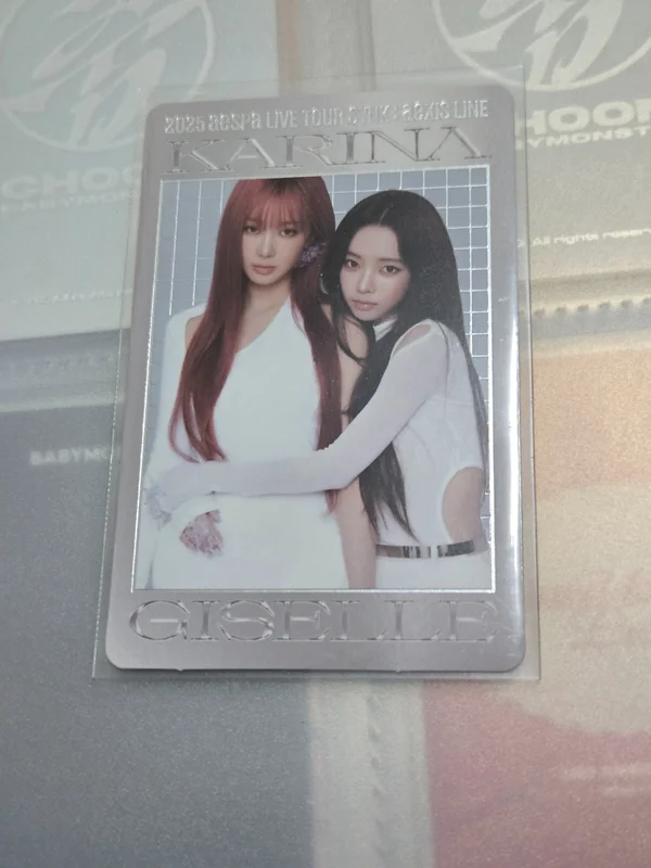 2025 aespa LIVE TOUR SYNK : aeXIS LINE RANDOM TRADING CARD SET Y ver.