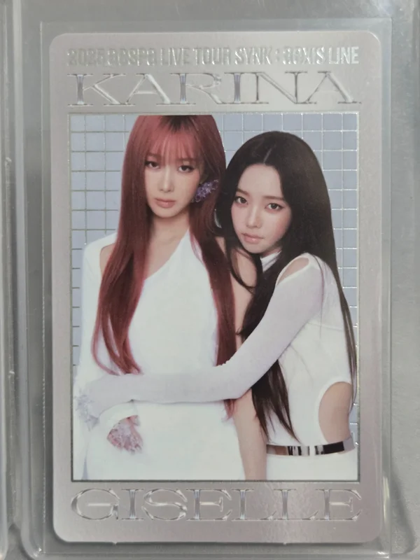 2025 aespa LIVE TOUR SYNK : aeXIS LINE RANDOM TRADING CARD SET Y ver.