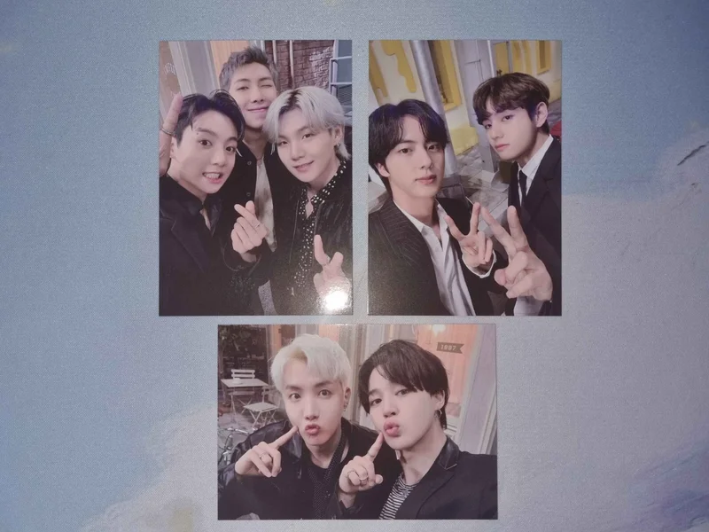 BTS Permission to Dance On Stage Fleece Zip Up Hoodie Official Photocard Set