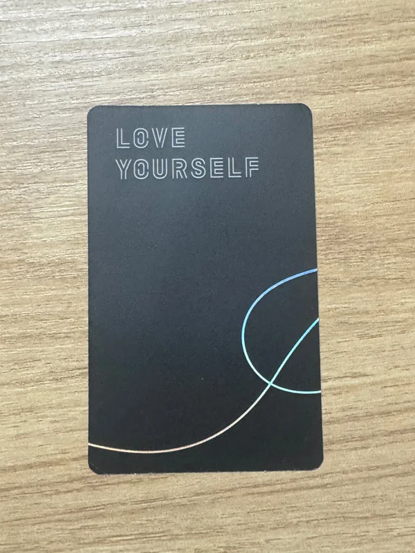 ⑦【SUGA】BTS LOVE YOURSELF Europe トレカ BTS SUGA Photo Card Love Yourself World Tour Europe Bluray