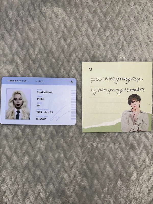 Chaeyoung Formula of Love SCIENTIST ID CARD