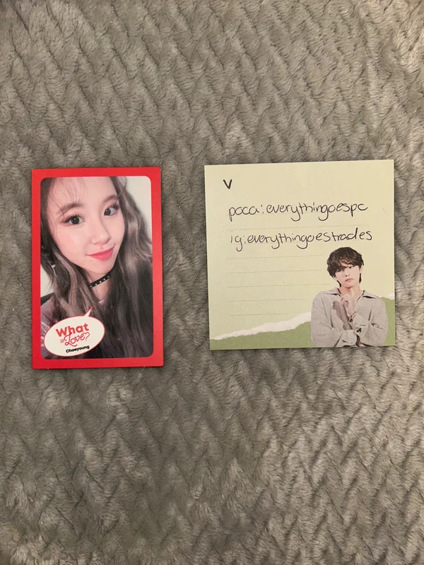 Twice Chaeyoung What is Love? Photocard