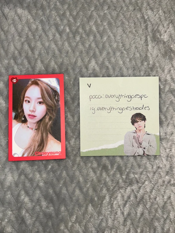 Twice Chaeyoung What is Love? Photocard