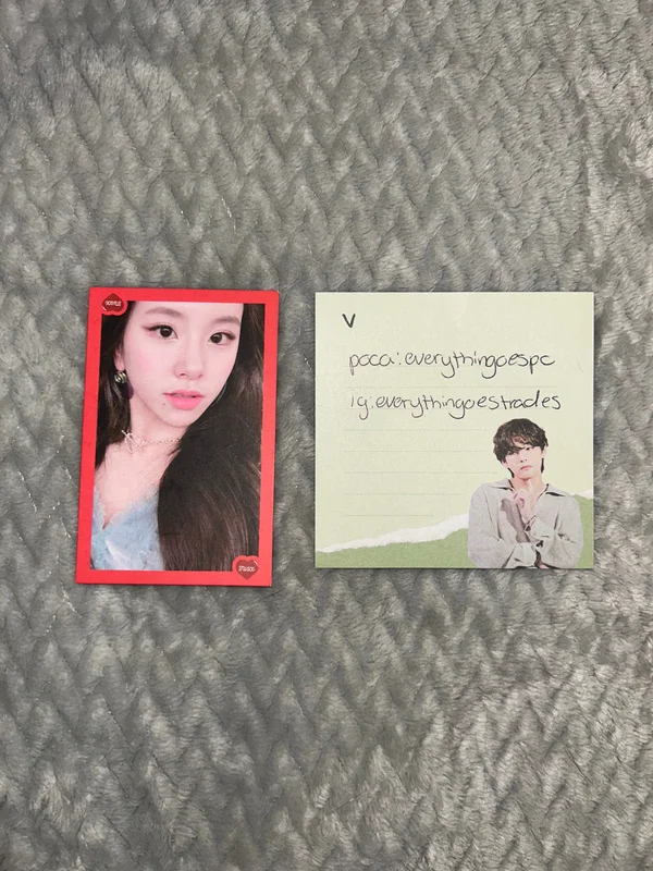 Twice Chaeyoung What is Love? Photocard