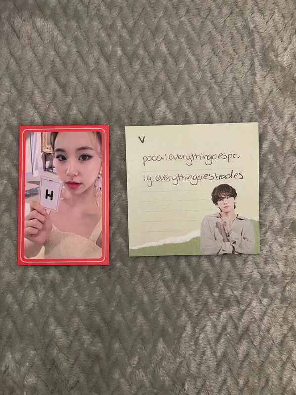 Twice Chaeyoung What is Love? photocard