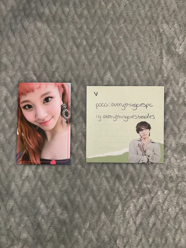 Twice Chaeyoung Summer Nights Photocard