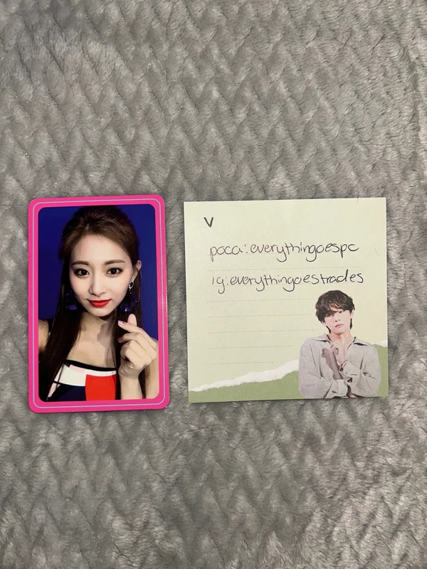Twice Tzuyu FANCY YOU photocard