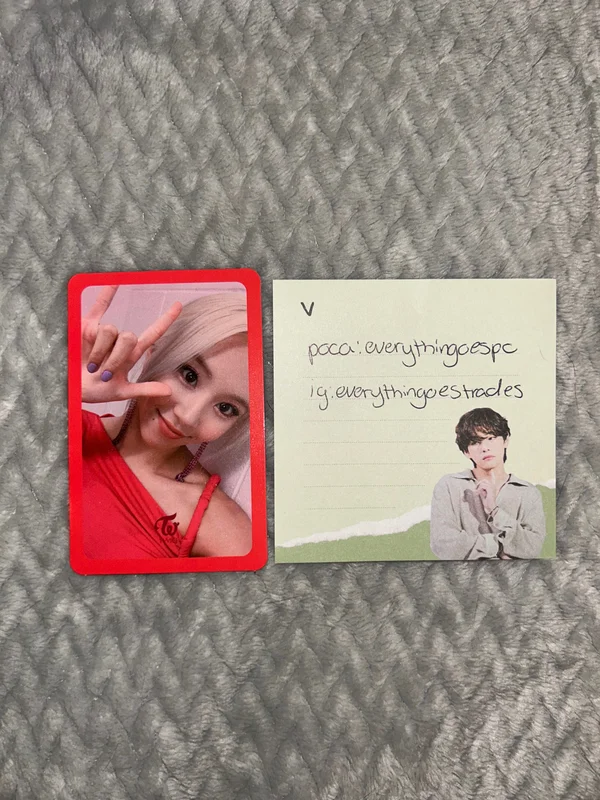 Twice Chaeyoung FANCY YOU photocard
