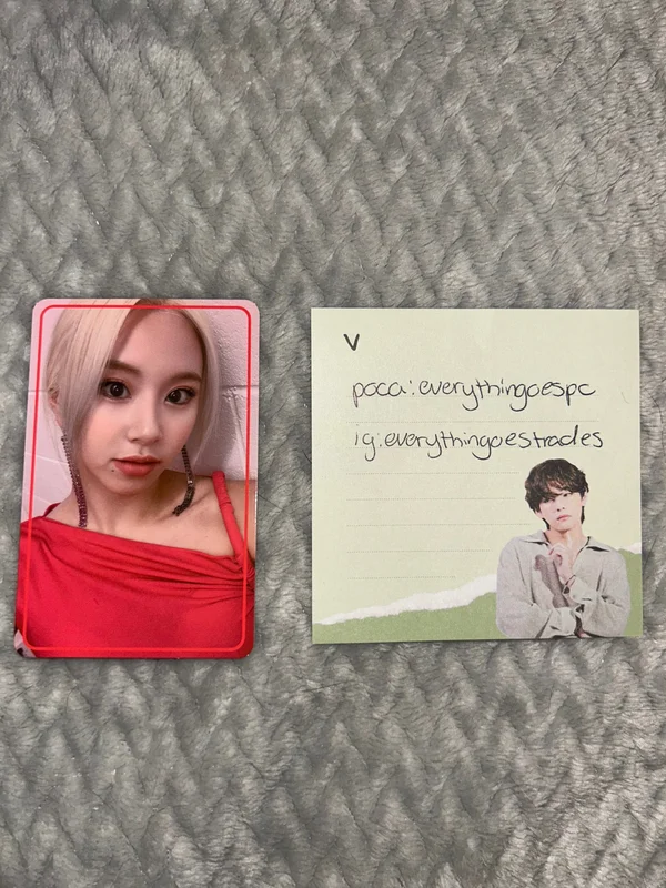 Twice Chaeyoung FANCY YOU photocard