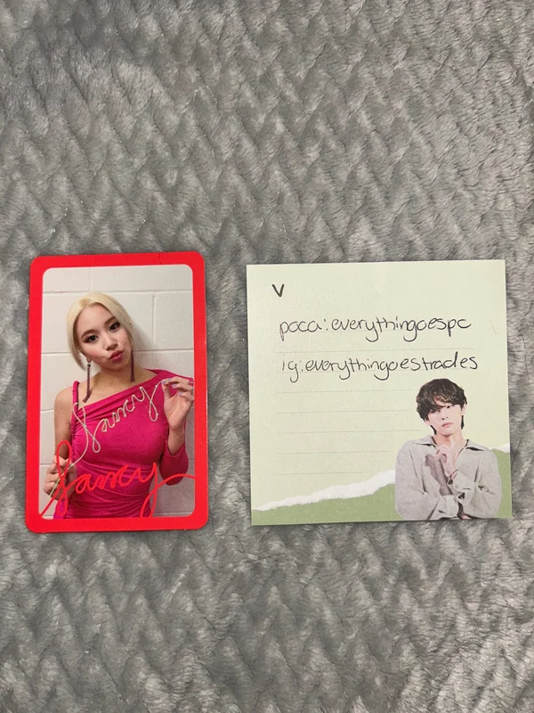 Twice Chaeyoung FANCY YOU photocard