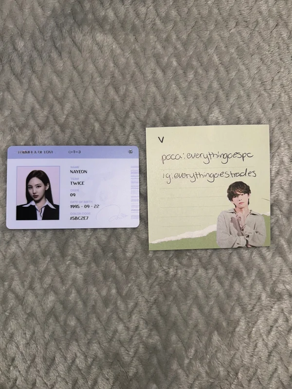 Twice Nayeon Formula of Love SCIENTIST ID CARD