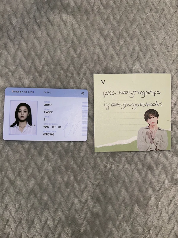 Twice JihyoFormula of Love SCIENTIST ID CARD