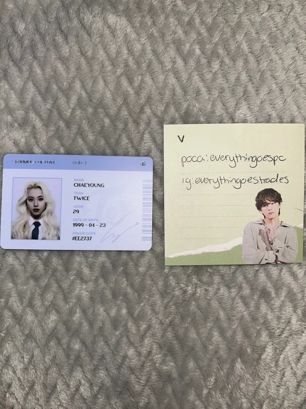 Twice Chaeyoung Formula of Love SCIENTIST ID CARD