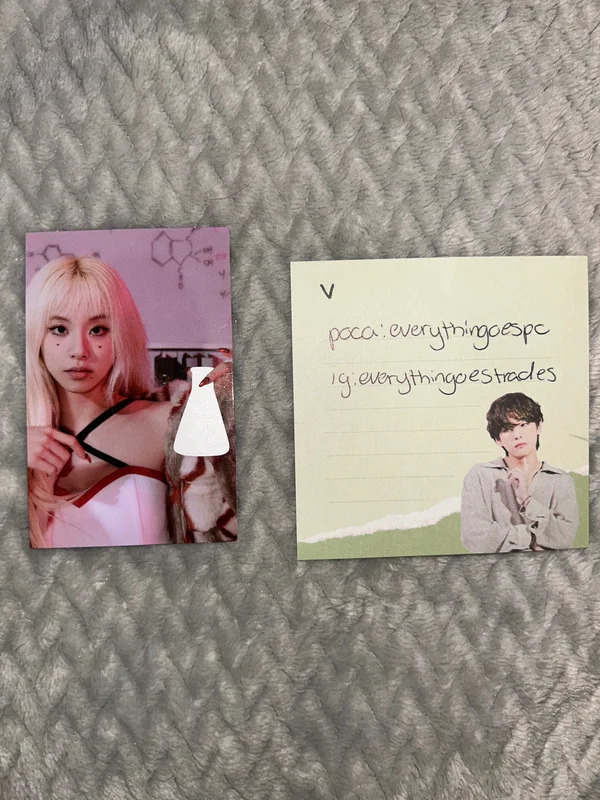 Twice Chaeyoung Formula of Love scratch card