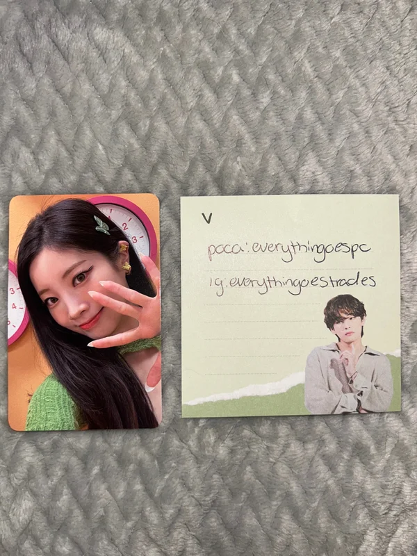 twice Dahyun BETWEEN 1&2 photocard