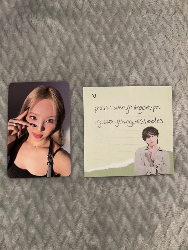 Twice Nayeon BETWEEN 1&2 photocard