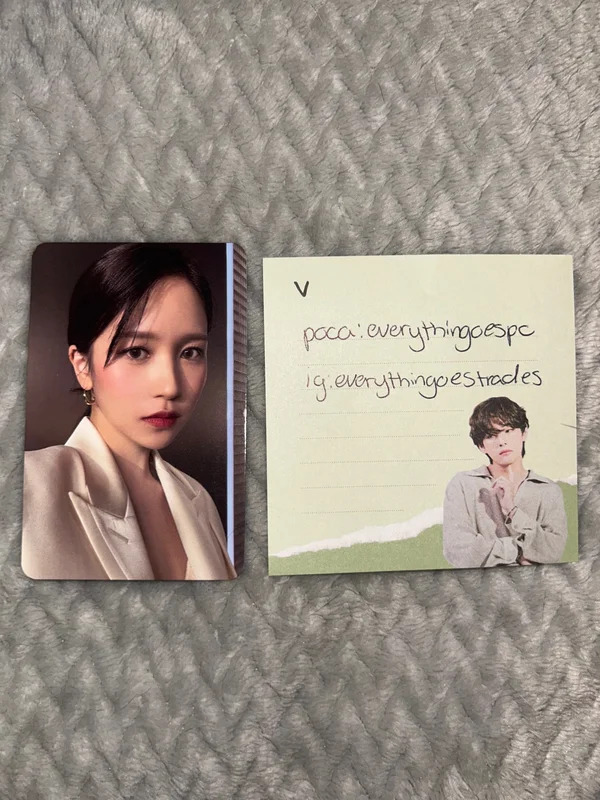 Twice Mina READY TO BE photocard