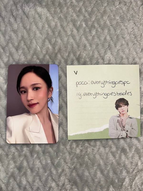 Twice Mina READY TO BE photocard