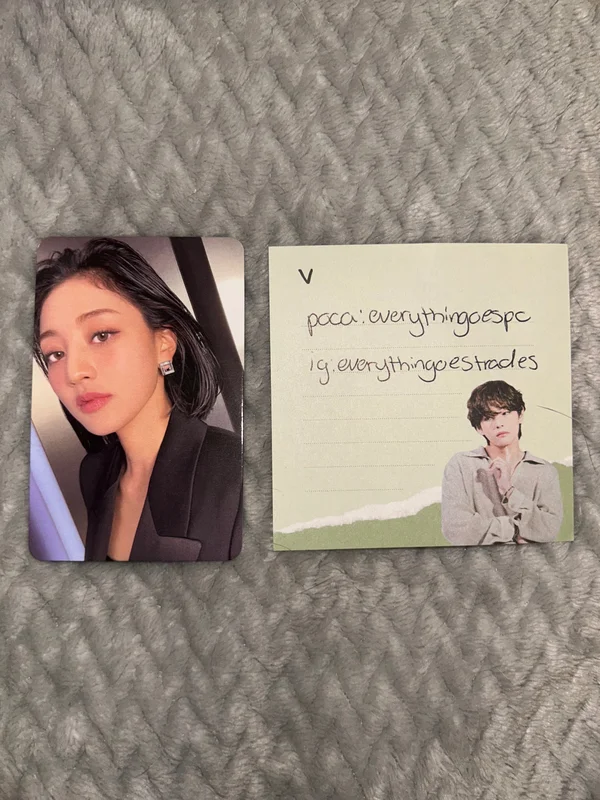 Twice Jihyo READY TO BE photocard