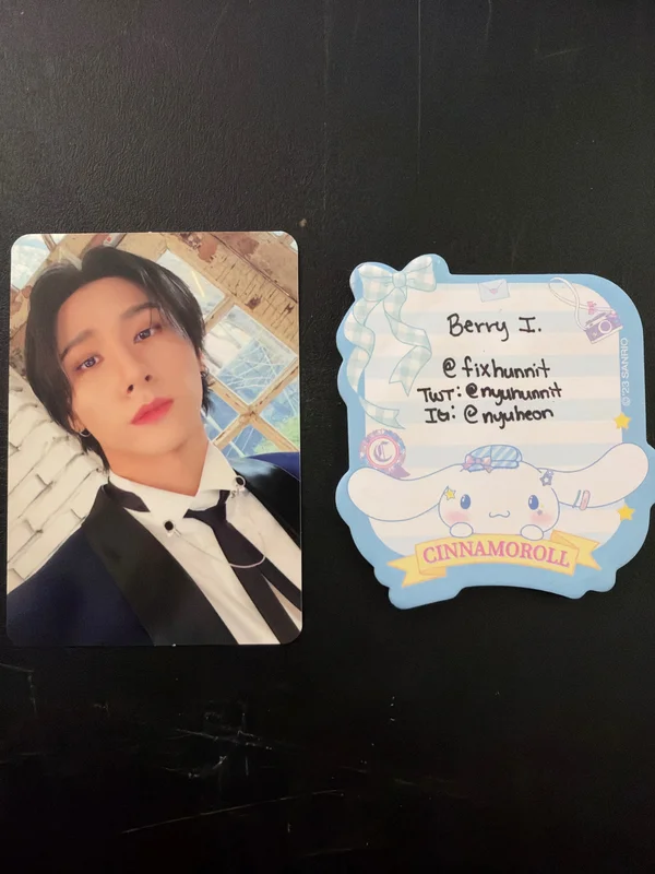 2022 MONSTA X FAN-CON [MX AGENT] TIN CASE PHOTOCARD SET
