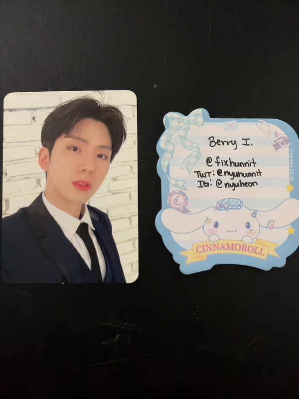 2022 MONSTA X FAN-CON [MX AGENT] TIN CASE PHOTOCARD SET