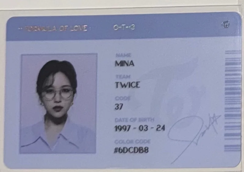 Formula of Love: O+T=<3 SCIENTIST ID CARD