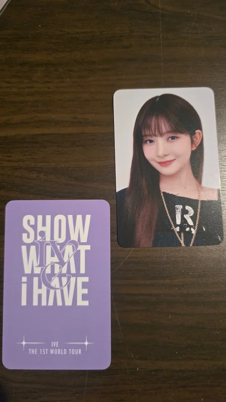 IVE THE 1ST WORLD TOUR SHOW WHAT I HAVE IN BANGKOK RANDOM PHOTOCARD PACK
