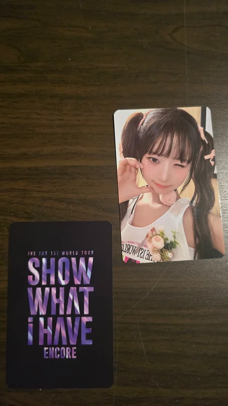 IVE THE 1ST WORLD TOUR SHOW WHAT I HAVE ENCORE PHOTOCARD PACK