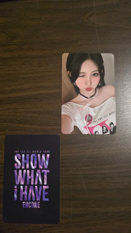 IVE THE 1ST WORLD TOUR SHOW WHAT I HAVE ENCORE RANDOM PHOTOCARD PACK