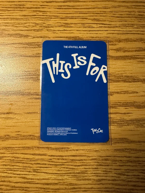 TWICE SANA 'THIS IS FOR Target Exclusive' Photocard | Sold by gnat