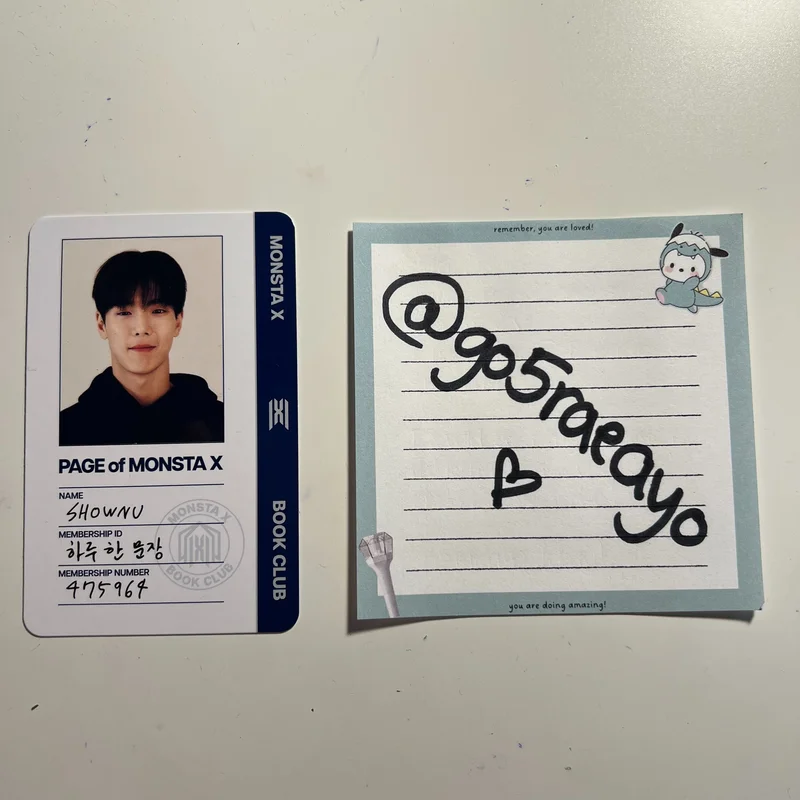 MX 2025 Seasons Greeting Book Club ID Card